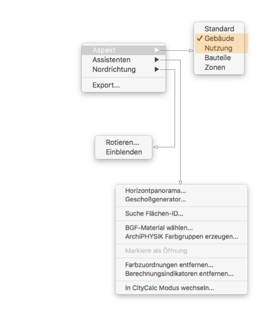 aps extension menue aph citycalc