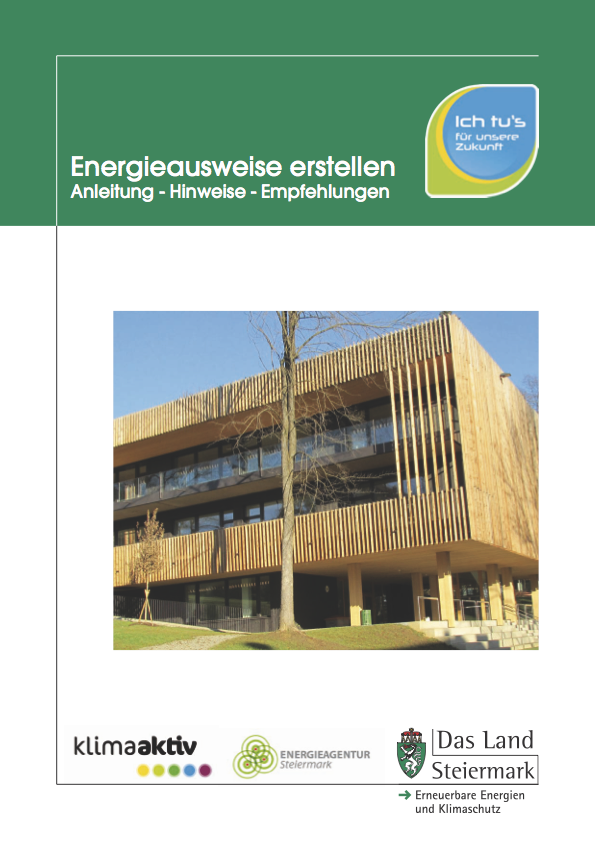 Leitfaden Energieausweis Energie Agentur Steiermark Anleitung Hinweise Empfehlungen