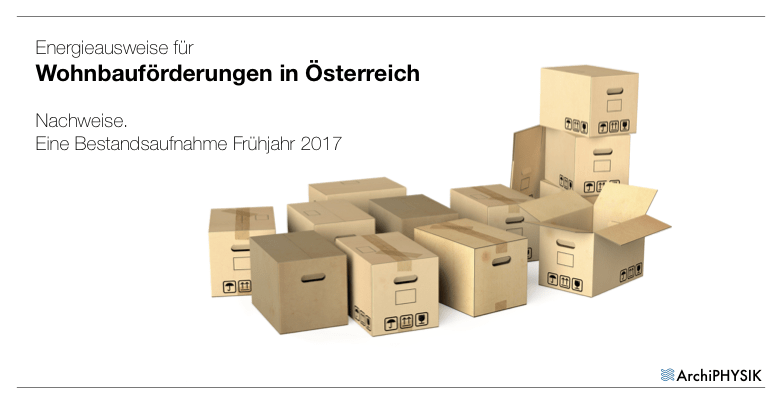 Wohnbauförderungen Österreich Bestandsaufnahme 2017-03