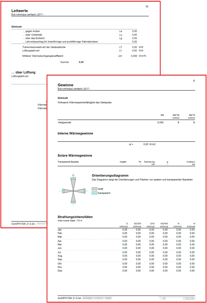 leere Formulare