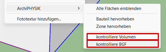 Kontrolle nach der Einfärbung 
auf konstruktive und einfärb-Fehler
