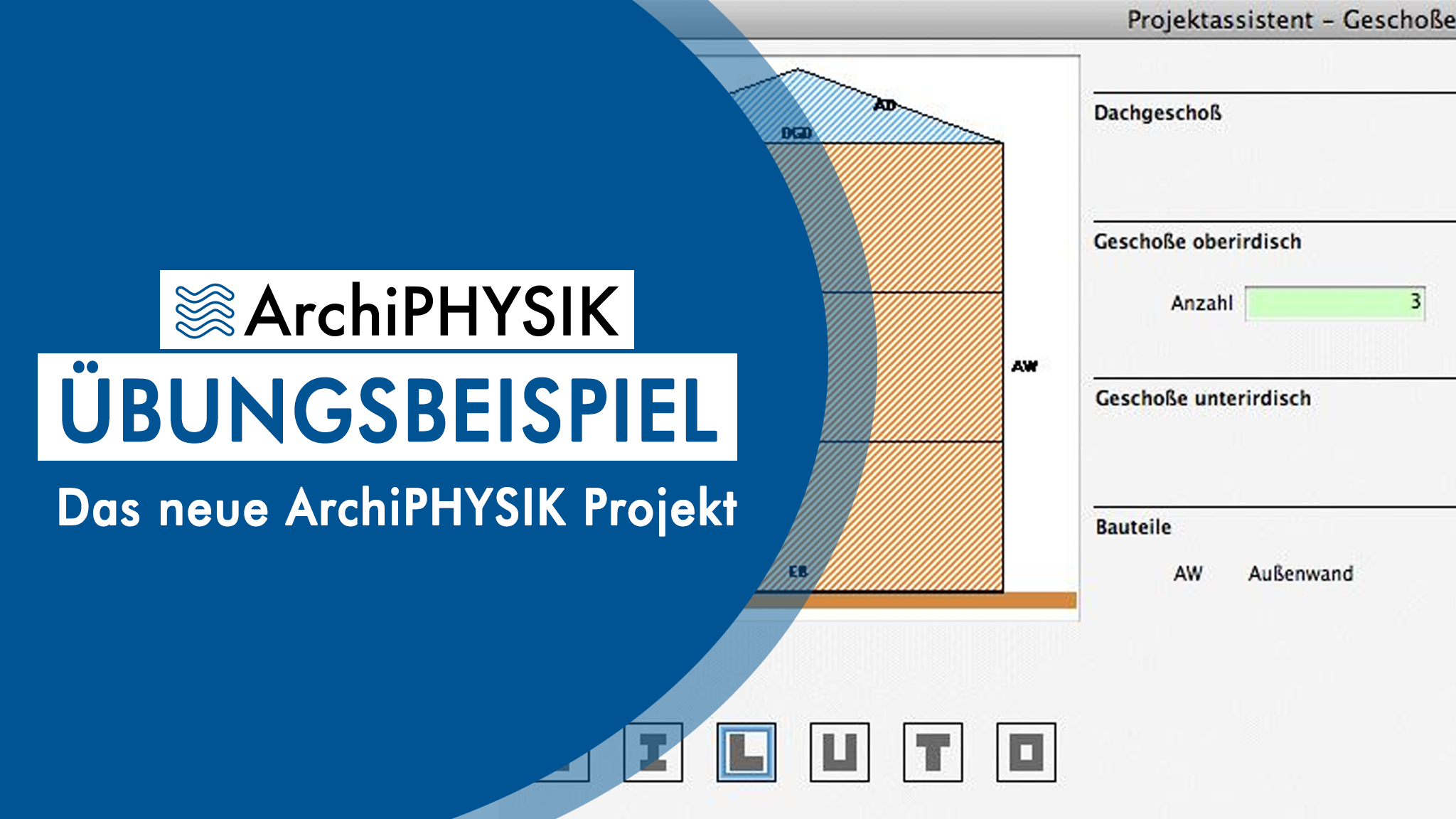 ArchiPHYSIK Übungsbeispiel 1: Das neue ArchiPHYSIK Projekt